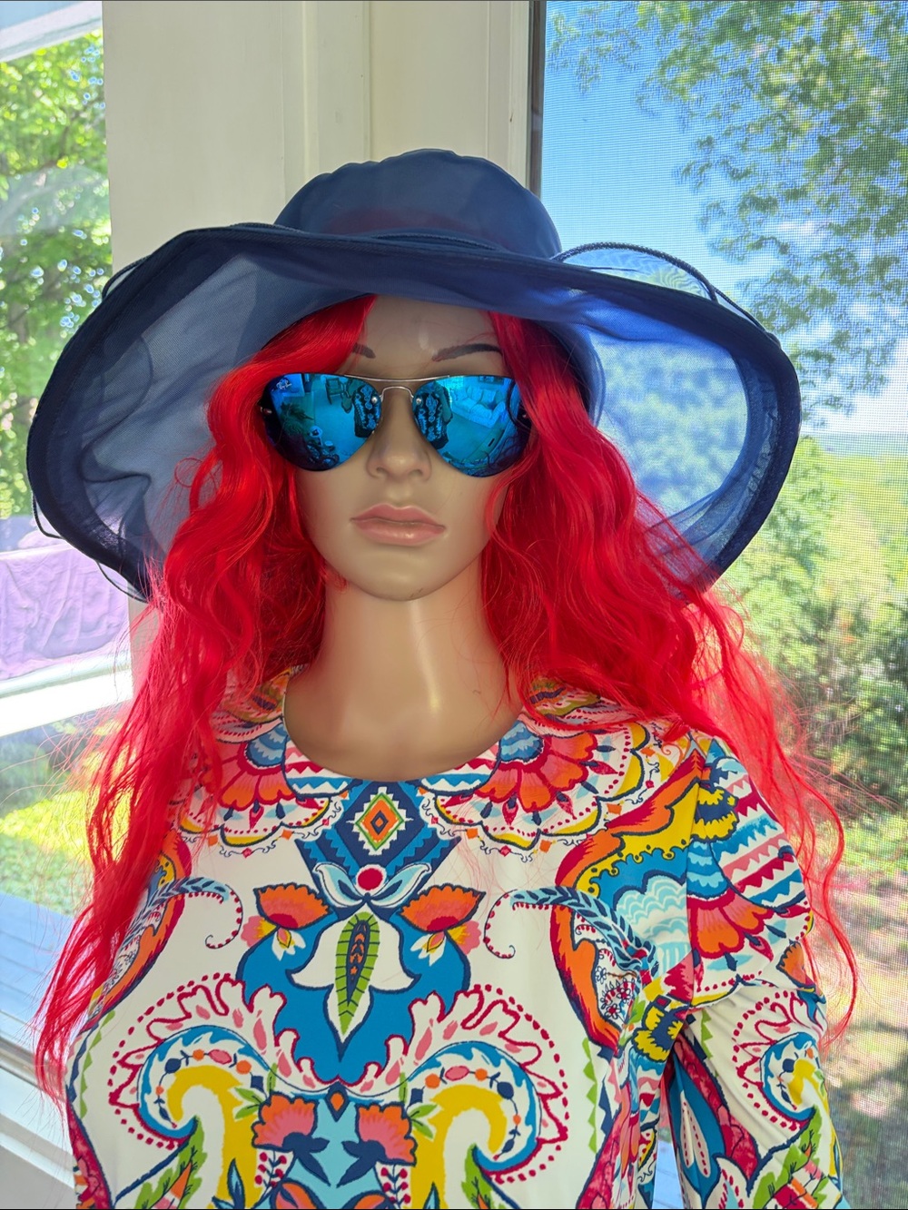 Ray-Ban Blue Mirrored Lens Sunglasses